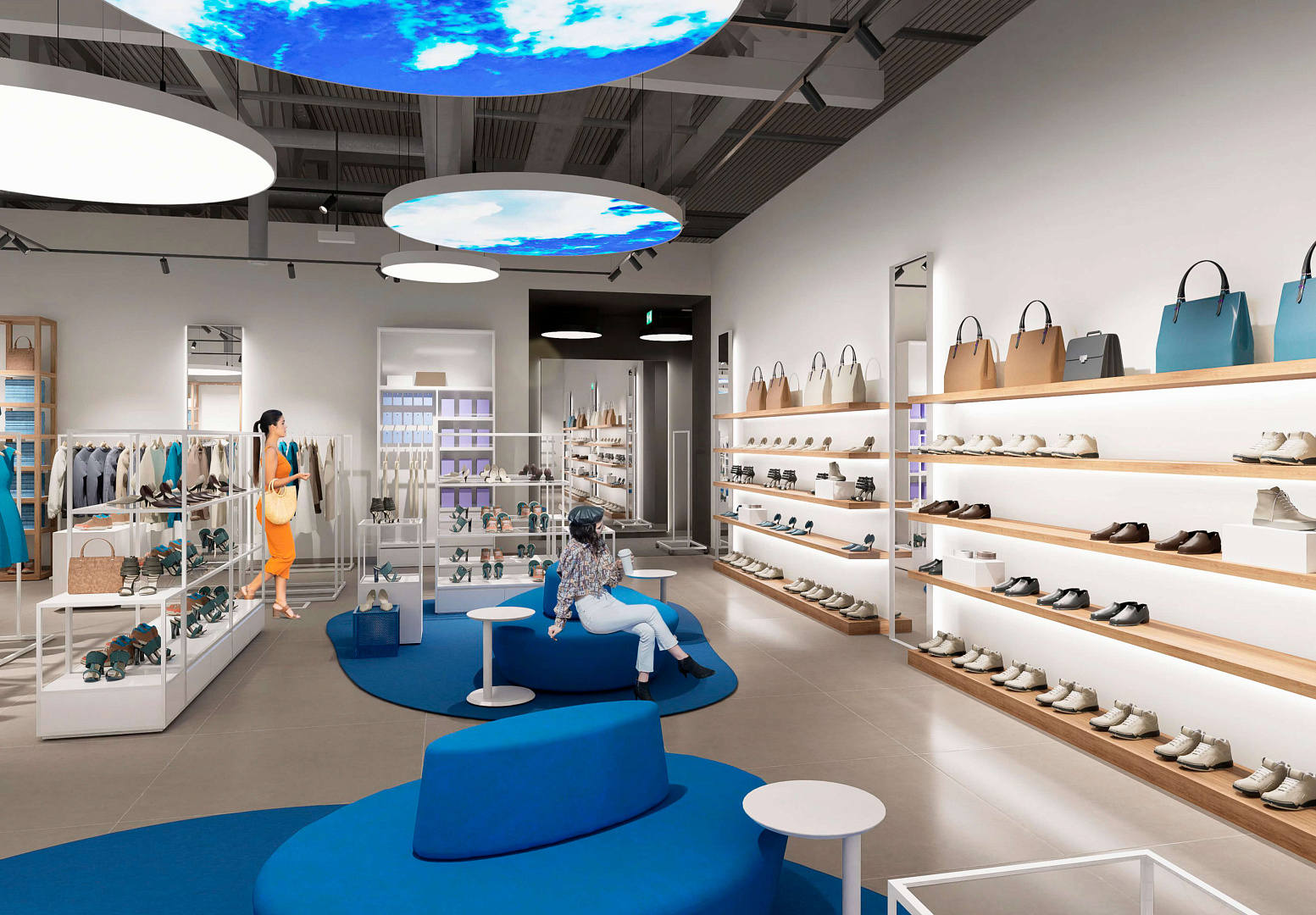 дизайн интерьера grand boutique space эскизное решение