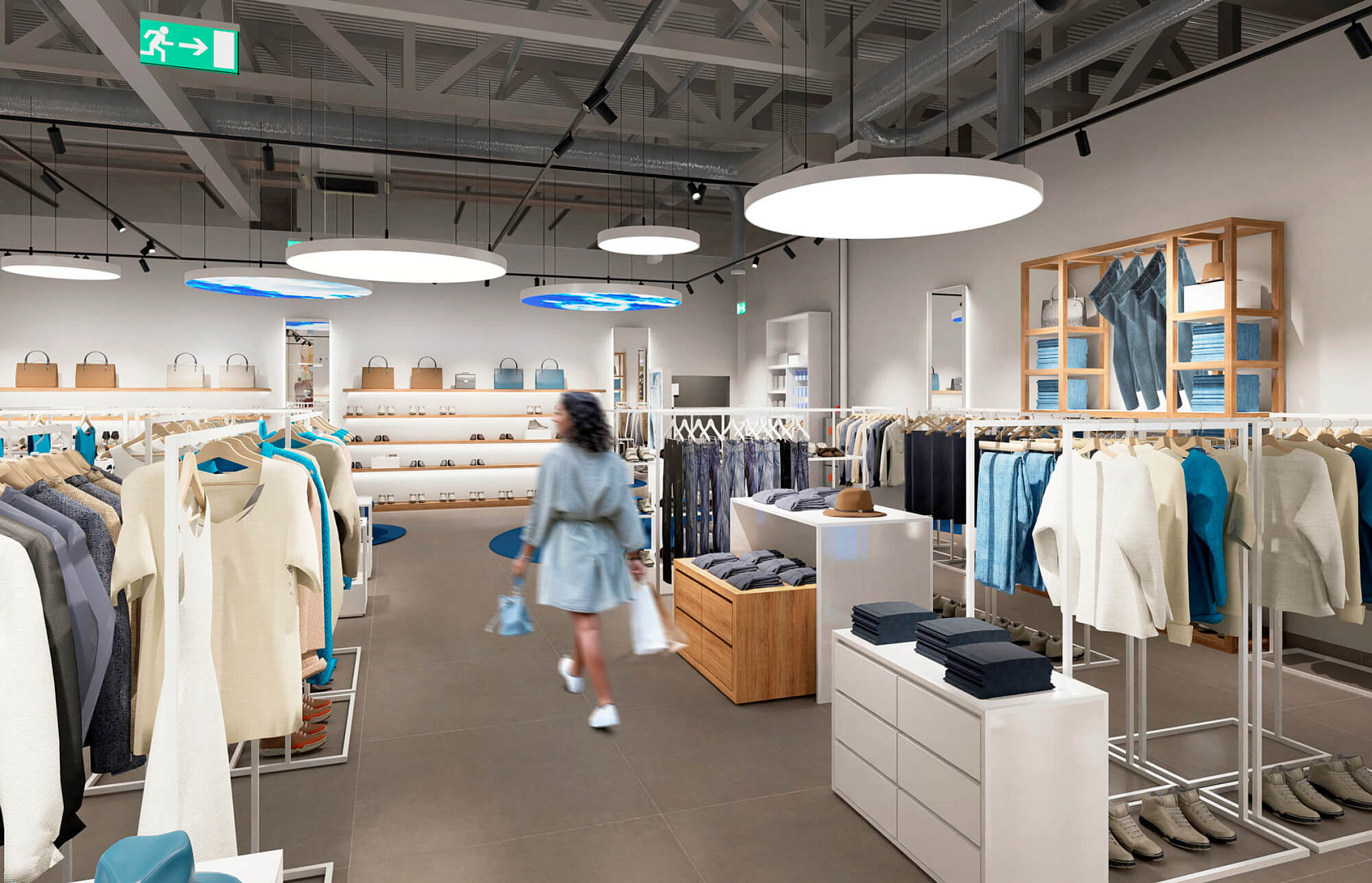 дизайн интерьера grand boutique space эскизное решение