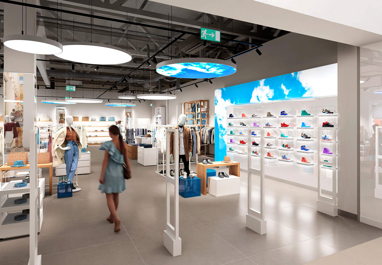 дизайн интерьера grand boutique space эскизное решение